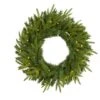 24" LED Long Pine Artificial Christmas Wreath