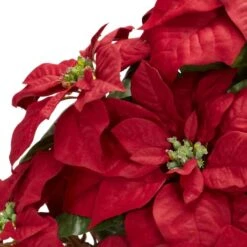 22" Potted Poinsettia With Decorative Planter -Northlight Sale Store D252170S 12