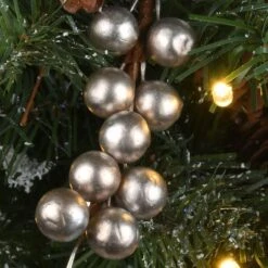 2ft. Pre-Lit Snowy Morgan Spruce Artificial Christmas Tree, Warm White LED Lights -Northlight Sale Store D252426S 4