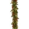 9ft. Clear Lights Mixed Evergreen Classical Collection Garland