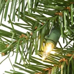 9ft. Pre-Lit Clear Lights Norwood Fir Garland -Northlight Sale Store D252472S 14