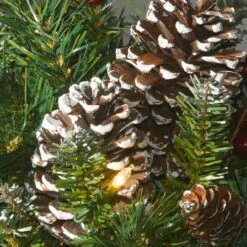 33" Pre-Lit Frosted Berry Urn Filler -Northlight Sale Store D252570S 15