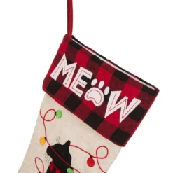Glitzhome® 21" LED Cat Christmas Stockings, 2ct. -Northlight Sale Store D252863S 6