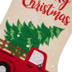 Glitzhome® 21" Truck & Tree Christmas Stockings, 2ct. -Northlight Sale Store D252872S 6