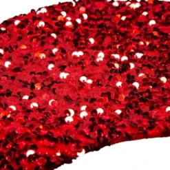 Glitzhome® 21" Red Sequin Christmas Stocking, 2ct. 16 Glitzhome® 21" Red Sequin Christmas Stocking, 2ct. -Northlight Sale Store D252910S 7