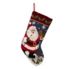 Glitzhome® 19" Santa Hooked Stocking