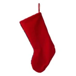 Glitzhome® 19" Santa Hooked Stocking -Northlight Sale Store D252943S 4