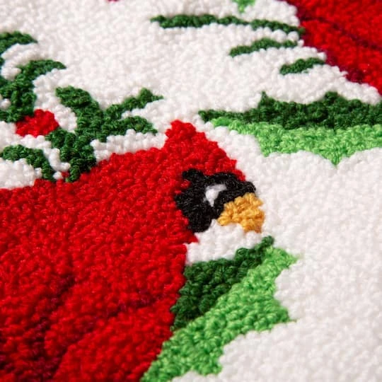 Glitzhome® 21" Cardinal Hooked Stocking 6 Glitzhome® 21" Cardinal Hooked Stocking - Image 6