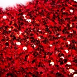 Glitzhome® 21" Red Sequin Christmas Stocking -Northlight Sale Store D252961S 5