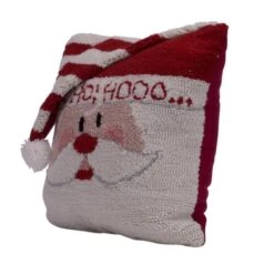 Glitzhome® 14" Hooked 3D Santa Pillow -Northlight Sale Store D252964S 3