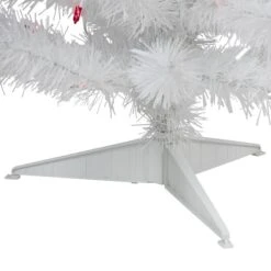 Northlight 3ft. Pre-Lit White Iridescent Pine Artificial Christmas Tree, Pink Lights -Northlight Sale Store D253654S 12