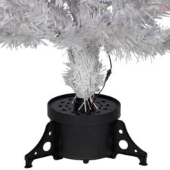 Northlight 4ft. Pre-Lit Medium White Iridescent Fiber Optic Artificial Christmas Tree With Blue LED Lights 16 Northlight 4ft. Pre-Lit Medium White Iridescent Fiber Optic Artificial Christmas Tree With Blue LED Lights -Northlight Sale Store D253657S 15