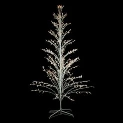 Northlight 6ft. Pre-Lit White Cascade Twig Artificial Christmas Tree, Clear Lights -Northlight Sale Store D253671S 12