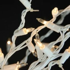 Northlight 6ft. Pre-Lit White Cascade Twig Artificial Christmas Tree, Clear Lights -Northlight Sale Store D253671S 13