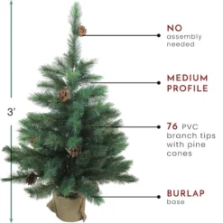 Northlight 3ft. Unlit Royal Oregon Pine Artificial Christmas Tree 11 Northlight 3ft. Unlit Royal Oregon Pine Artificial Christmas Tree -Northlight Sale Store D253693S 13