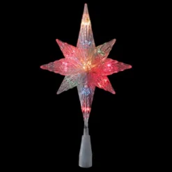 Northlight 11" Lighted Clear Crystal Star Of Bethlehem Tree Topper -Northlight Sale Store D253706S 2