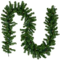 Northlight 9ft. Pre-Lit Multicolor Lighted Oak Creek Pine Garland -Northlight Sale Store D253718S 11