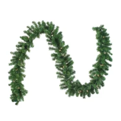 Northlight 9ft. Clear Dura Lit® Lighted Oak Creek Pine Garland 9 Northlight 9ft. Clear Dura Lit® Lighted Oak Creek Pine Garland -Northlight Sale Store D253719S 11