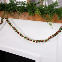 Northlight 5ft. Green & Red Festive Jingle Bell Garland -Northlight Sale Store D253721S 14