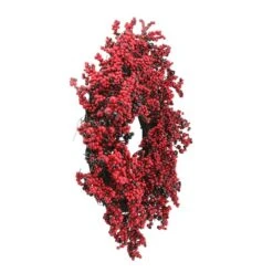 Northlight 22" Red & Brown Berry Christmas Wreath -Northlight Sale Store D253731S 2