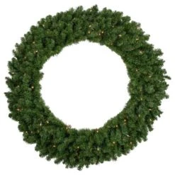 Northlight 4ft. Pre-Lit Canadian Pine Artificial Christmas Wreath 14 Northlight 4ft. Pre-Lit Canadian Pine Artificial Christmas Wreath -Northlight Sale Store D253742S 11
