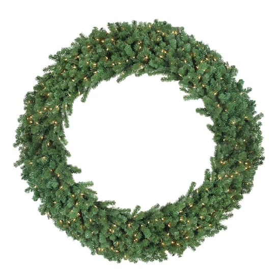Northlight 6ft. Deluxe Windsor Pine Artificial Christmas Wreath 4 Northlight 6ft. Deluxe Windsor Pine Artificial Christmas Wreath - Image 4