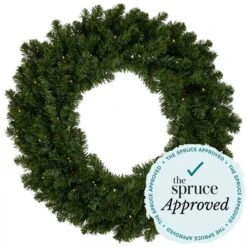 Northlight 24" LED Canadian Pine Artificial Christmas Wreath -Northlight Sale Store D253757S 14