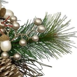 Northlight 22" Acorn, Pinecone & Flocked Pine Needle Wreath 13 Northlight 22" Acorn, Pinecone & Flocked Pine Needle Wreath -Northlight Sale Store D253766S 14