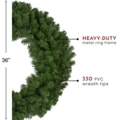 Northlight 3ft. Deluxe Windsor Pine Artificial Christmas Wreath -Northlight Sale Store D253769S 15