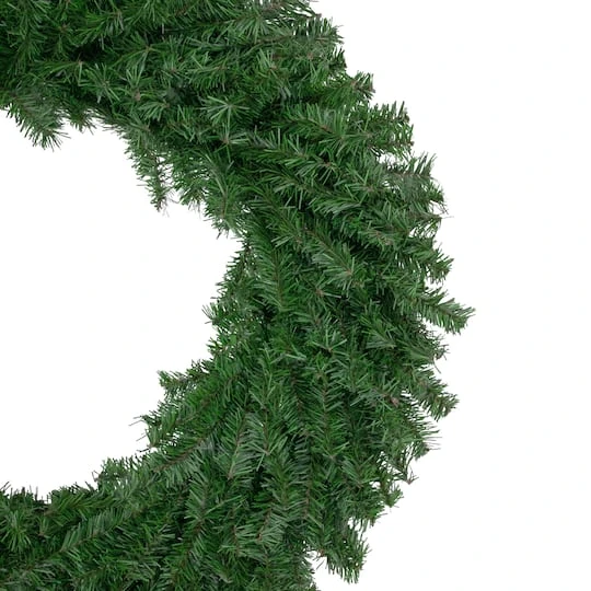 Northlight 3ft. Green Canadian Pine Artificial Christmas Wreath 6 Northlight 3ft. Green Canadian Pine Artificial Christmas Wreath - Image 6