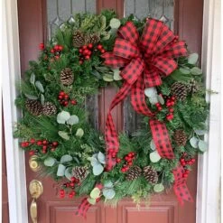 Northlight 3ft. Green Canadian Pine Artificial Christmas Wreath 14 Northlight 3ft. Green Canadian Pine Artificial Christmas Wreath -Northlight Sale Store D253772S 14