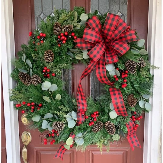 Northlight 3ft. Green Canadian Pine Artificial Christmas Wreath 7 Northlight 3ft. Green Canadian Pine Artificial Christmas Wreath - Image 7