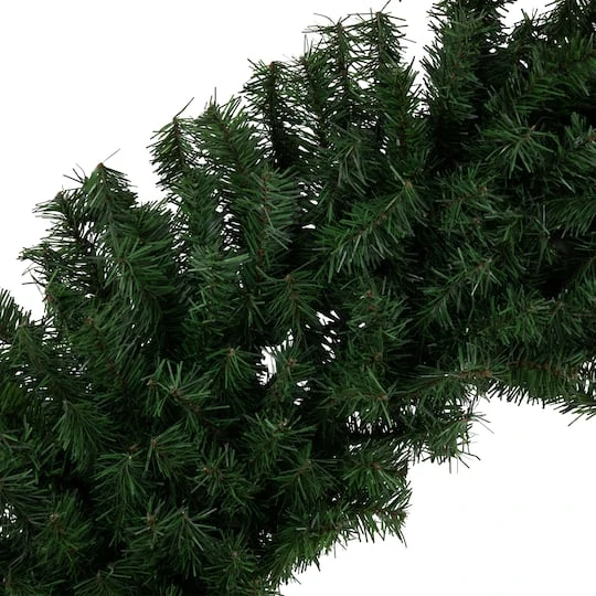 Northlight 4ft. Canadian Pine Artificial Christmas Wreath 5 Northlight 4ft. Canadian Pine Artificial Christmas Wreath - Image 5