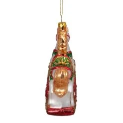 Northlight 5" Glass Traditional Rocking Horse With Gifts Ornament -Northlight Sale Store D253794S 15