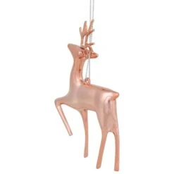 Northlight 4.75" Shiny Rose Gold Reindeer Ornament -Northlight Sale Store D253796S 13