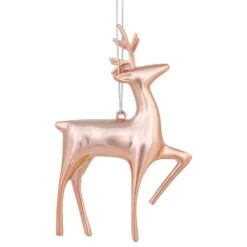 Northlight 4.75" Shiny Rose Gold Reindeer Ornament -Northlight Sale Store D253796S 4