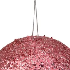 Northlight 6" Glittery Pink Sequin Ball Ornament -Northlight Sale Store D253798S 13