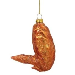Northlight 4.5" Glitter Glass Buffalo Chicken Wing Ornament 11 Northlight 4.5" Glitter Glass Buffalo Chicken Wing Ornament -Northlight Sale Store D253802S 11