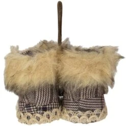 Northlight 8" Alaskan Style Knit Booties Ornament -Northlight Sale Store D253807S 14
