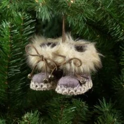 Northlight 8" Alaskan Style Knit Booties Ornament -Northlight Sale Store D253807S 2