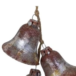 Northlight 5" Silver & Brown Rustic String Of Bells Glass Ornament -Northlight Sale Store D253815S 13
