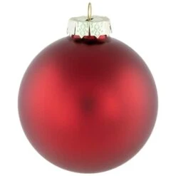 Northlight 96ct. Shiny & Matte Red Glass Ball Ornaments 14 Northlight 96ct. Shiny & Matte Red Glass Ball Ornaments -Northlight Sale Store D253835S 15