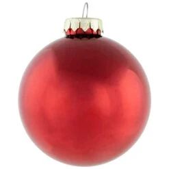 Northlight 96ct. Shiny & Matte Red Glass Ball Ornaments 15 Northlight 96ct. Shiny & Matte Red Glass Ball Ornaments -Northlight Sale Store D253835S 16