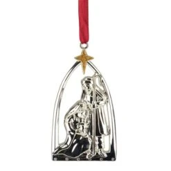 Northlight 3.75" Gold & Silver Nativity Scene Ornament -Northlight Sale Store D253848S 11