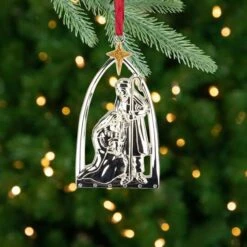 Northlight 3.75" Gold & Silver Nativity Scene Ornament -Northlight Sale Store D253848S 12