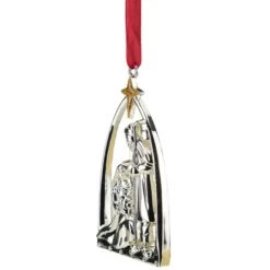Northlight 3.75" Gold & Silver Nativity Scene Ornament -Northlight Sale Store D253848S 3