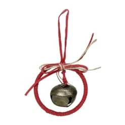 Northlight 11" Red Open Circle With Bow Jingle Bell Ornament -Northlight Sale Store D253851S 11