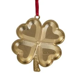 Northlight Green & Gold Luck Of The Irish Clover Ornament -Northlight Sale Store D253855S 4