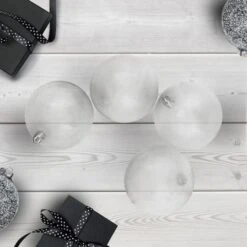 Northlight 32ct. Clear Shatterproof Shiny Christmas Ball Ornaments 10 Northlight 32ct. Clear Shatterproof Shiny Christmas Ball Ornaments -Northlight Sale Store D253863S 12