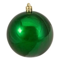 Northlight 32ct. 3.5" Christmas Green Shatterproof 4-Finish Christmas Ball Ornaments -Northlight Sale Store D253868S 13